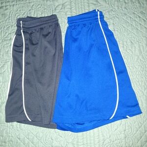 bcg Blue and Gray Boy's Athletic Shorts Size Med 10/12